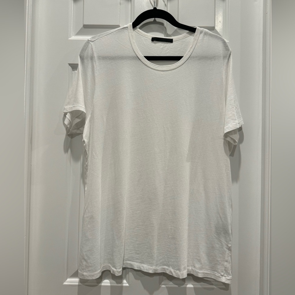Jenni Kayne Shirt Womens XXL White Short Sleeve Crewneck 100% Cotton Tee Classic - Picture 2 of 8